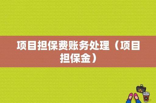 项目担保费账务处理（项目担保金）