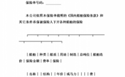 船舶保费（船舶保险金额定价依据）