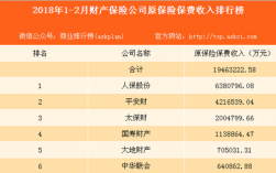 人保财险各省保费规模