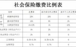 社保费比例（社保交费的比例）