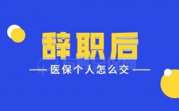 辞职人员医保费怎样交（辞职后医疗怎么交）