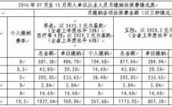 2016社保费率调整