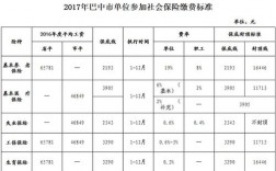 巴中市2017年保费