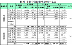 2016杭州社保费用（2019杭州社保缴费标准表）