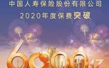 中国人寿2017保费（中国人寿保费突破6000亿）