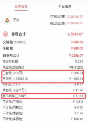 中国平安保险车险保费（平安保险车险保费怎么算?）-图3
