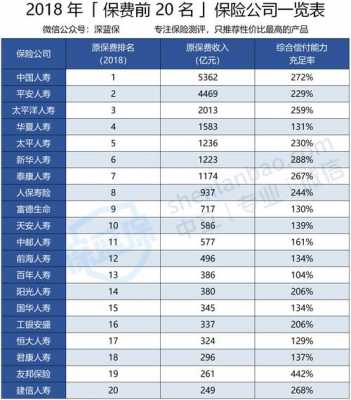 前10月保费排名（2020年各保险公司保费）-图1