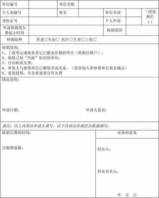 申请社保费用核销报告（社保核销表）-图1