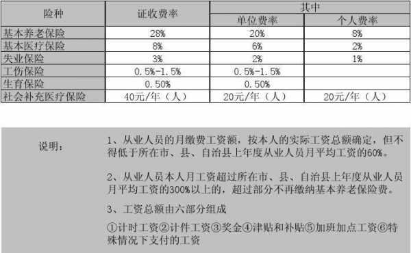 社保费率20%构成（社保费率怎么算）-图3