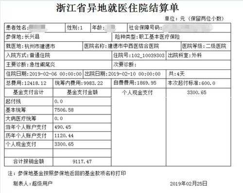 浙江2018医保费用-图1